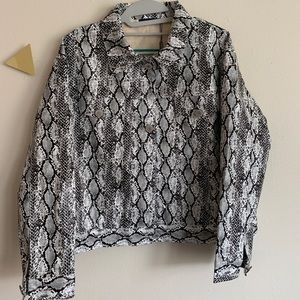 Snakeskin print Jacket